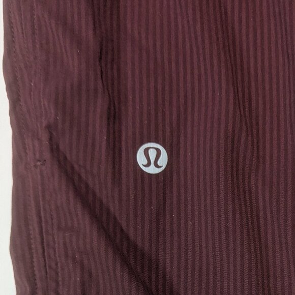 Lululemon Beyond the Studio Crop Burgundy Size 4 *Free Tote Bag - Picture 12 of 12